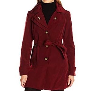 London Fog Hooded Belted Women’s Trench Coat